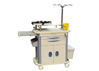 CE Disetujui ABS Plastic Medis Trolley Cart Darurat Rumah Sakit Trolley (ALS-MT115B)
