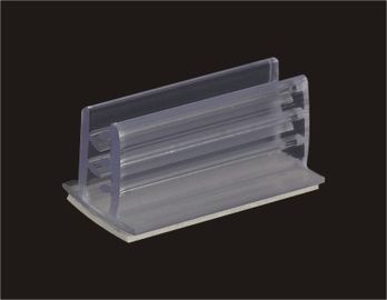 Disesuaikan Plastik Extruded data Jalur Label Retail Masuk Pemegang Untuk Rak