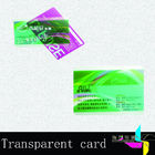 CMYK Frosting Transparan PVC VIP Card 0.8mm Dengan Magnetic Stripe