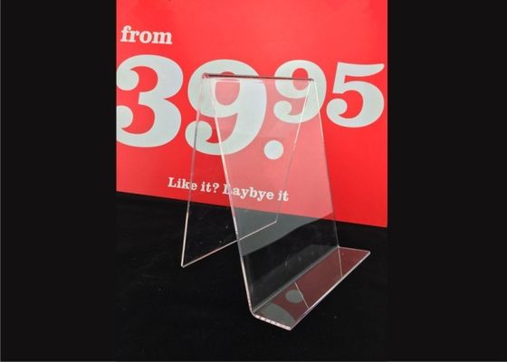 Kustom Batal Acrylic Sign Holder, Acrylic menu Poster Pemegang Untuk Tampilan