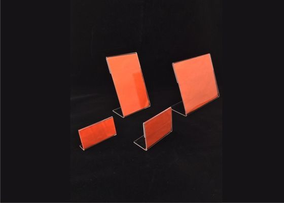 Batal Gantung Acrylic Sign Holder, Plexiglass Wall Mounted Sign Holder