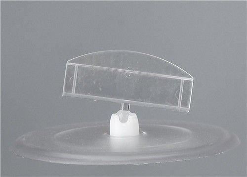 Jelas Plastik Klip Masuk Pemegang Tampilan / Harga Tag Holder Clip Untuk Toko