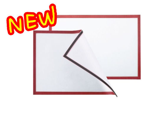 pertemuan kantor bergerak kertas A3 Soft PVC Pemegang Magnetic file untuk pemberitahuan atau menggambar 30411