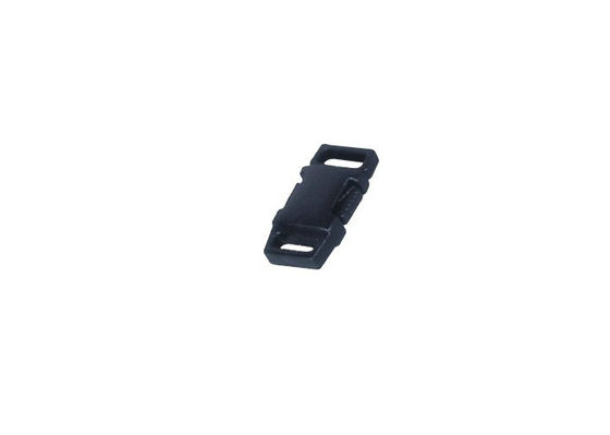 Plastik Meluncur stopper untuk kartu kredit bulat dan nama lencana Lampiran Lanyard T-124