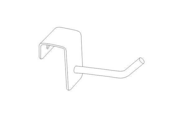 Logam Peg kawat baja stalwall hat shop, syal menggantung Pameran Ritel Hooks31161,31162,31163,31164,31165,31166