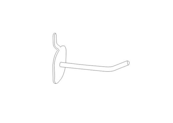 Baja Papan Lubang hook Durable Retail Tampilan Kait Papan Lubang Hook Digunakan di superstore 31146,31147,31148,31149