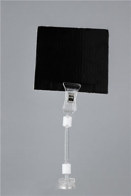 Ritel POP Tampilan Clip PS Sign Holder 30mm dengan Base Magnetic
