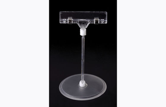 Pop Sign dan Price Tag Table Display Stand Clip Holder Dengan Suction Cup