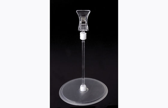 Pop Sign dan Price Tag Table Display Stand Clip Holder Dengan Suction Cup