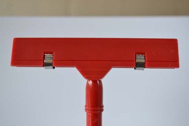 ABS POP Harga Tag Holder Clip, Shelf Supermarket Klip Untuk Iklan