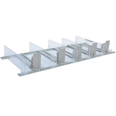 Disesuaikan Ukuran Sign Retail Pemegang, Rokok Shelf Pendorong Untuk Supermarket / Toko Retail