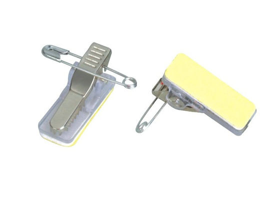 bros tekanan pin Crocodile sensitif perekat Badge Holder Clip 30.360