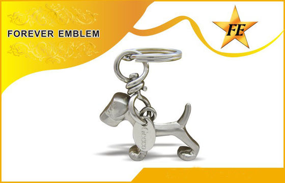 Stainless Besi, Aluminium 3D logam Promosi Gantungan kunci Dengan Antique Plating Finish