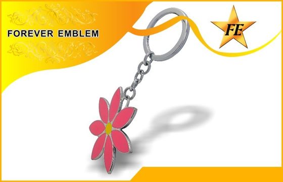 Imitasi keras promosi gantungan kunci dengan nikel Plating, kustom keychain 3D