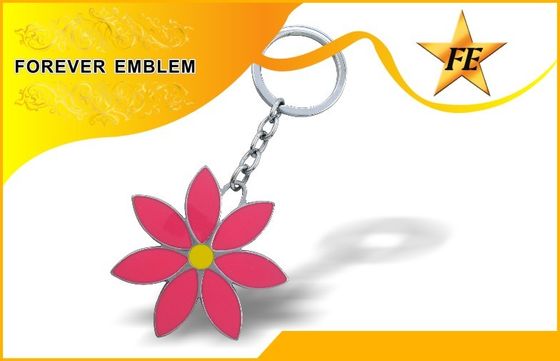 Imitasi keras promosi gantungan kunci dengan nikel Plating, kustom keychain 3D