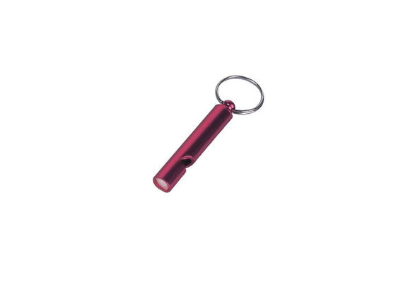 kawat baja, cincin aluminium Whistle disesuaikan tombol warna / Promosi gantungan kunci 30572