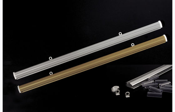Supermarket Promosi Shelf Data Strip, Aluminium Alloy Roller Poster Pole