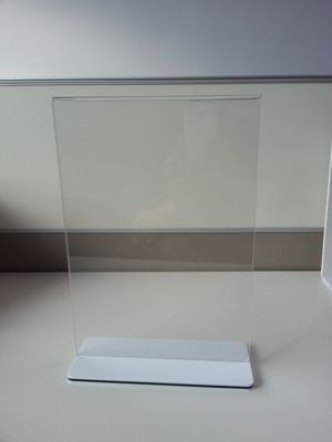Restaurant Batal Acrylic Sign Holder menu Berdiri Plexiglass Label Pemegang