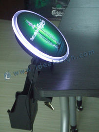 Acrylic Budweiser Bar Top Pembuka Botol Dengan Light Up Display Kustom