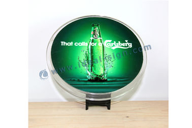 Acrylic Budweiser Bar Top Pembuka Botol Dengan Light Up Display Kustom