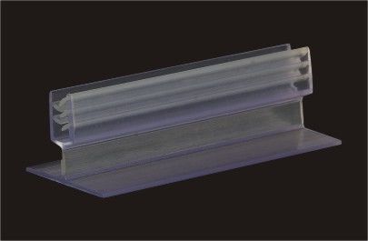Supermarket Tampilan Retail Masuk Pemegang PVC Extruded Pemegang Batal