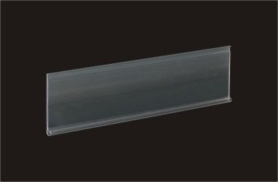 Perpustakaan Shelf Plastik Label Holder, Supermarket Tampilan Hapus PVC data Jalur 30mm