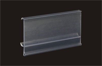 Durable Plastic Label Holder, Supermarket Lintasan Data Tampilan Label Tinggi 40mm