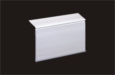 Putih PVC Shelf Saluran Harga Tag Holder untuk Rak, 40mm Label Tinggi