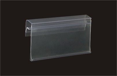 Tampilan Plastik data Jalur Supermarket Shelf 40mm tinggi tahan lama