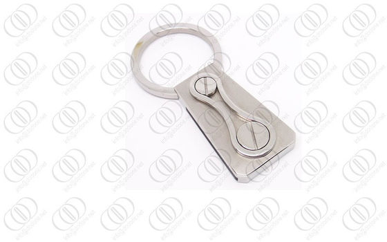 Sekrup 316L Stainless Steel Keychain Gantungan Kunci Dengan Brushed dan Finish Dipoles