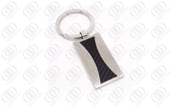 316L persegi Stainless Steel Keychain Gantungan Kunci