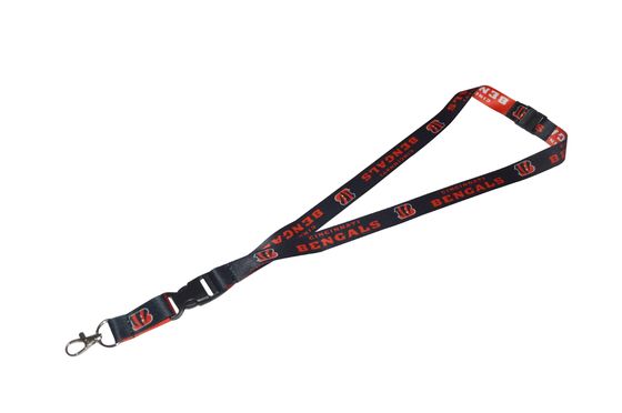 NFL Lanyards Heat Transfer Printing, Cincinnati Bengals Lanyard Promosi Gift Items