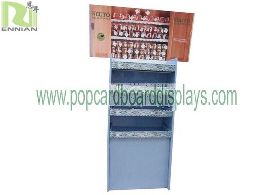 Snack Karton Lantai Menampilkan Pop Tier Berdiri Pameran Ritel Untuk Foods