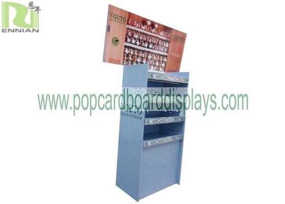 Snack Karton Lantai Menampilkan Pop Tier Berdiri Pameran Ritel Untuk Foods