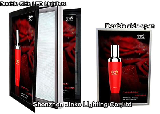 Floor Standing Dua Sisi LED Light Box, LED Movie Poster Light Box