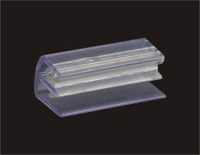 Plastik Sign Holder Dengan Fleksibel Engsel 13H X 10 W Disesuaikan Ukuran Panjang