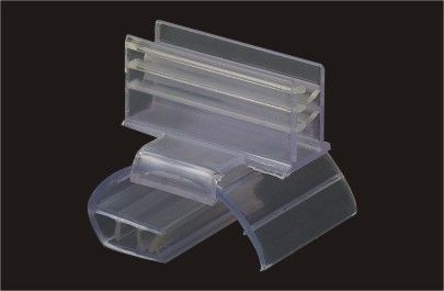 Plastik ekonomi Retail Label Pemegang 28mm x 23mm x 32 mm Untuk Toko
