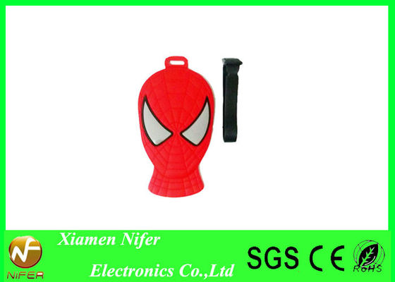 Fun Personalized Kustom bagasi Tag Label Novelty Superman Desain PVC Karet bagasi